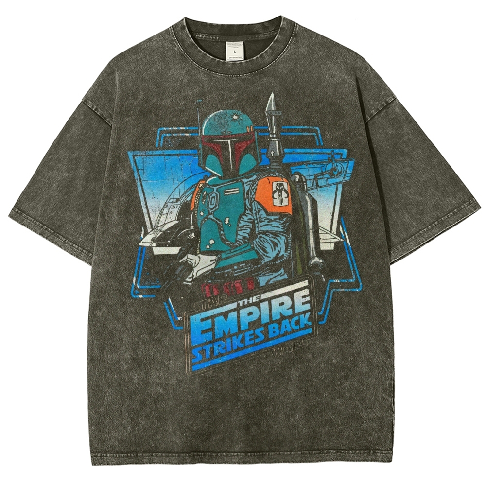 The Empire Strikes Back Bounty Hunter Graphic Washed T-Shirt