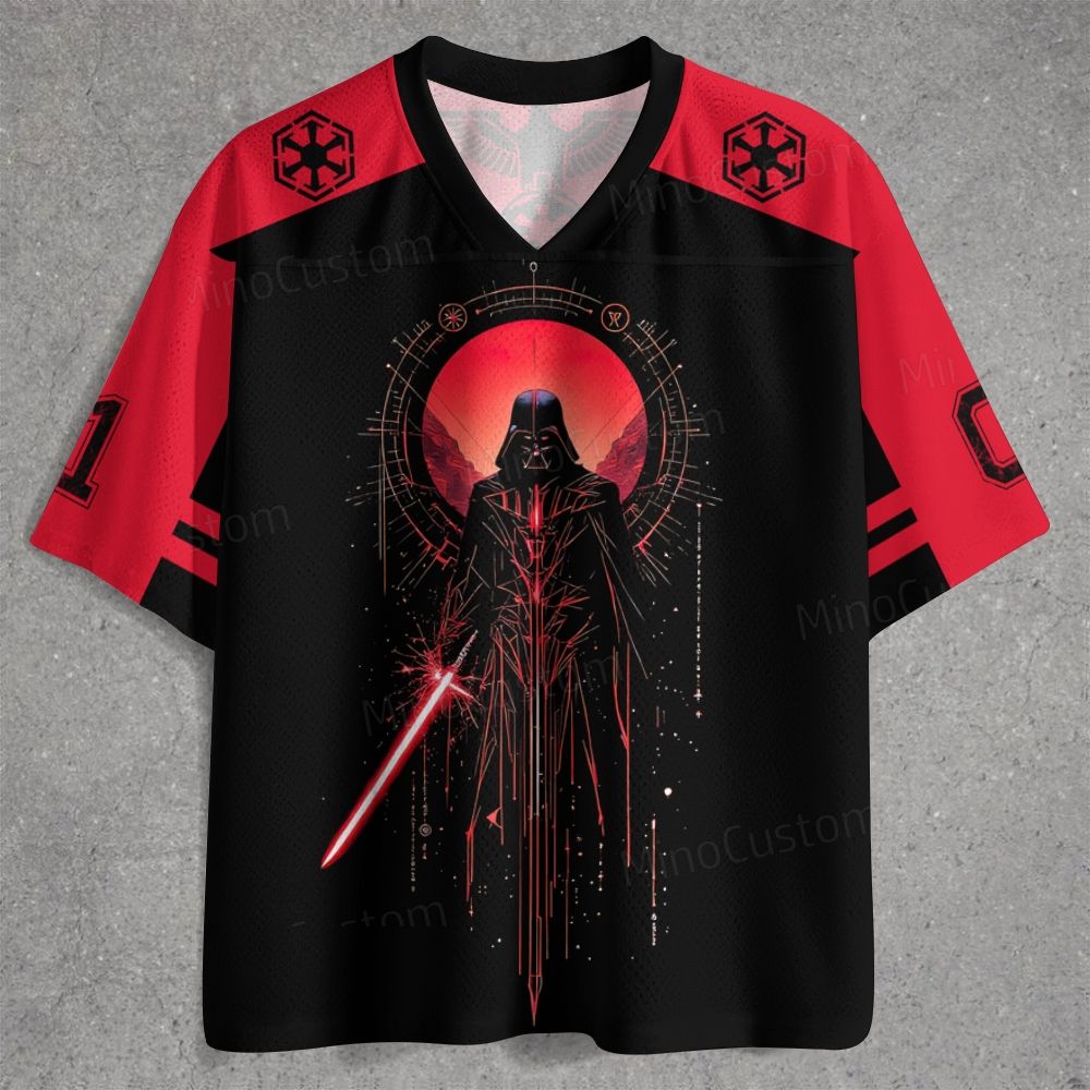 Red & Black Warrior Jersey Shirts