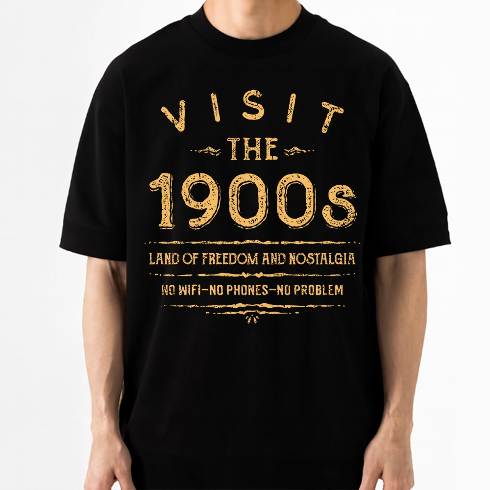 Visit the 1900s Cotton T-shirt 