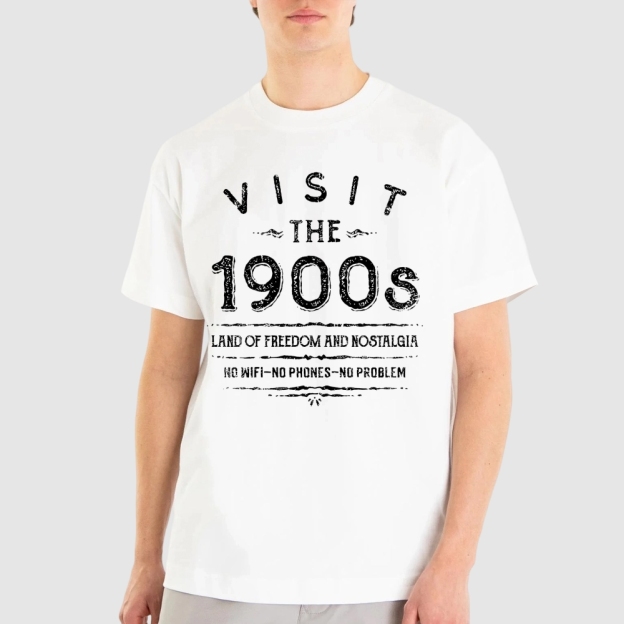 Visit the 1900s Cotton T-shirt 