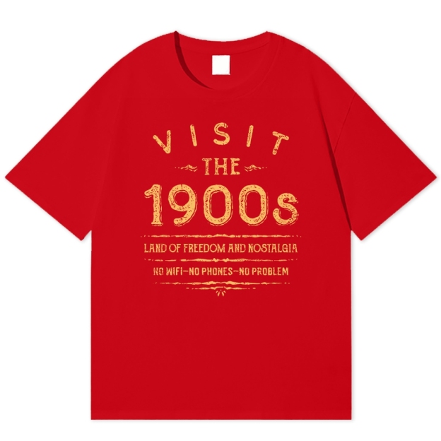 Visit the 1900s Cotton T-shirt 