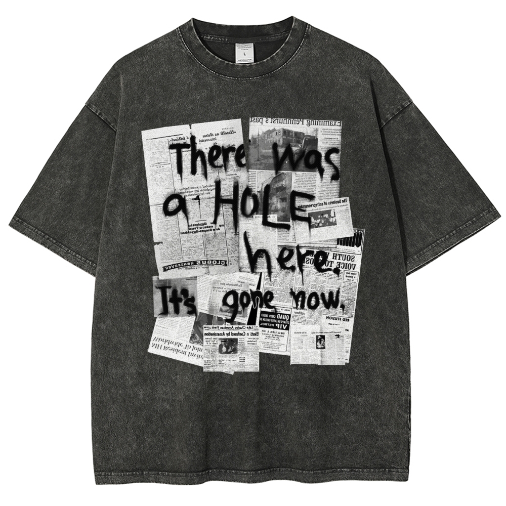 Void Whisper Collage Washed T-Shirt 