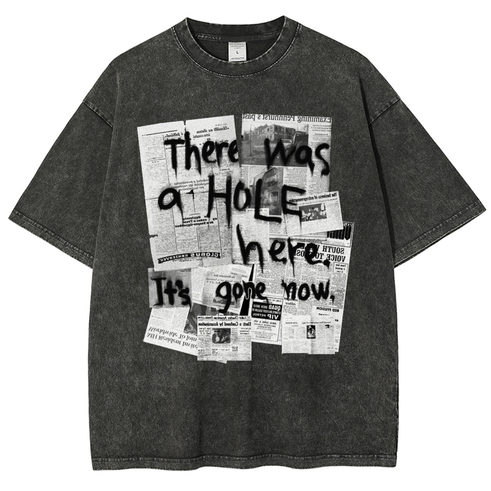 Void Whisper Collage Washed T-Shirt 