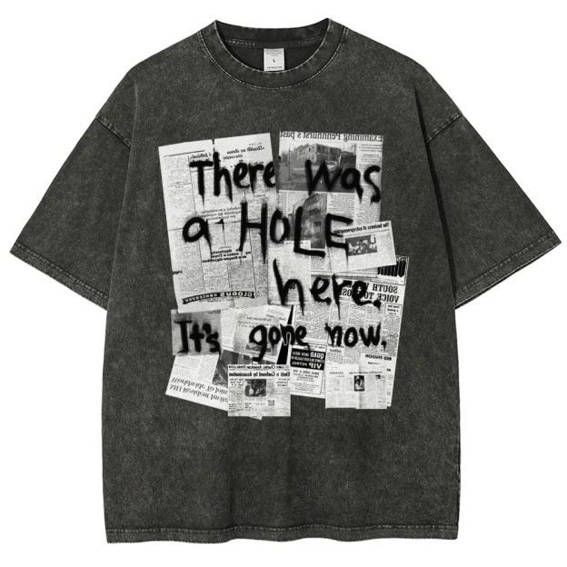 Void Whisper Collage Washed T-Shirt 