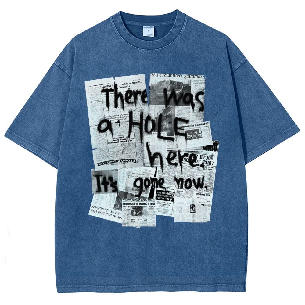 Void Whisper Collage Washed T-Shirt 