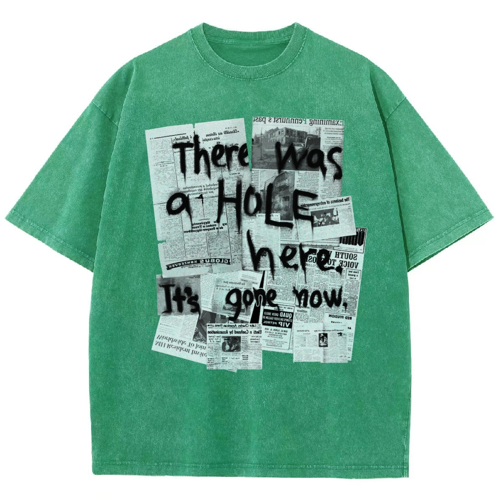 Void Whisper Collage Washed T-Shirt 