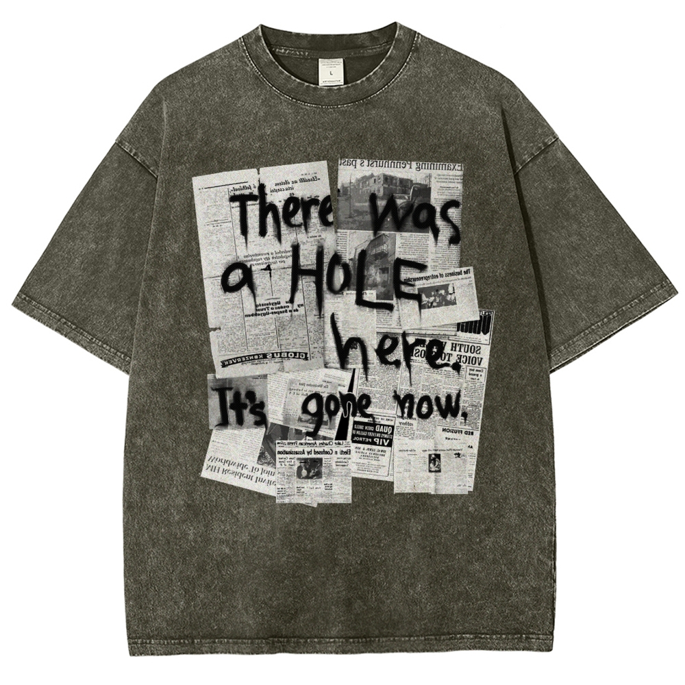 Void Whisper Collage Washed T-Shirt 