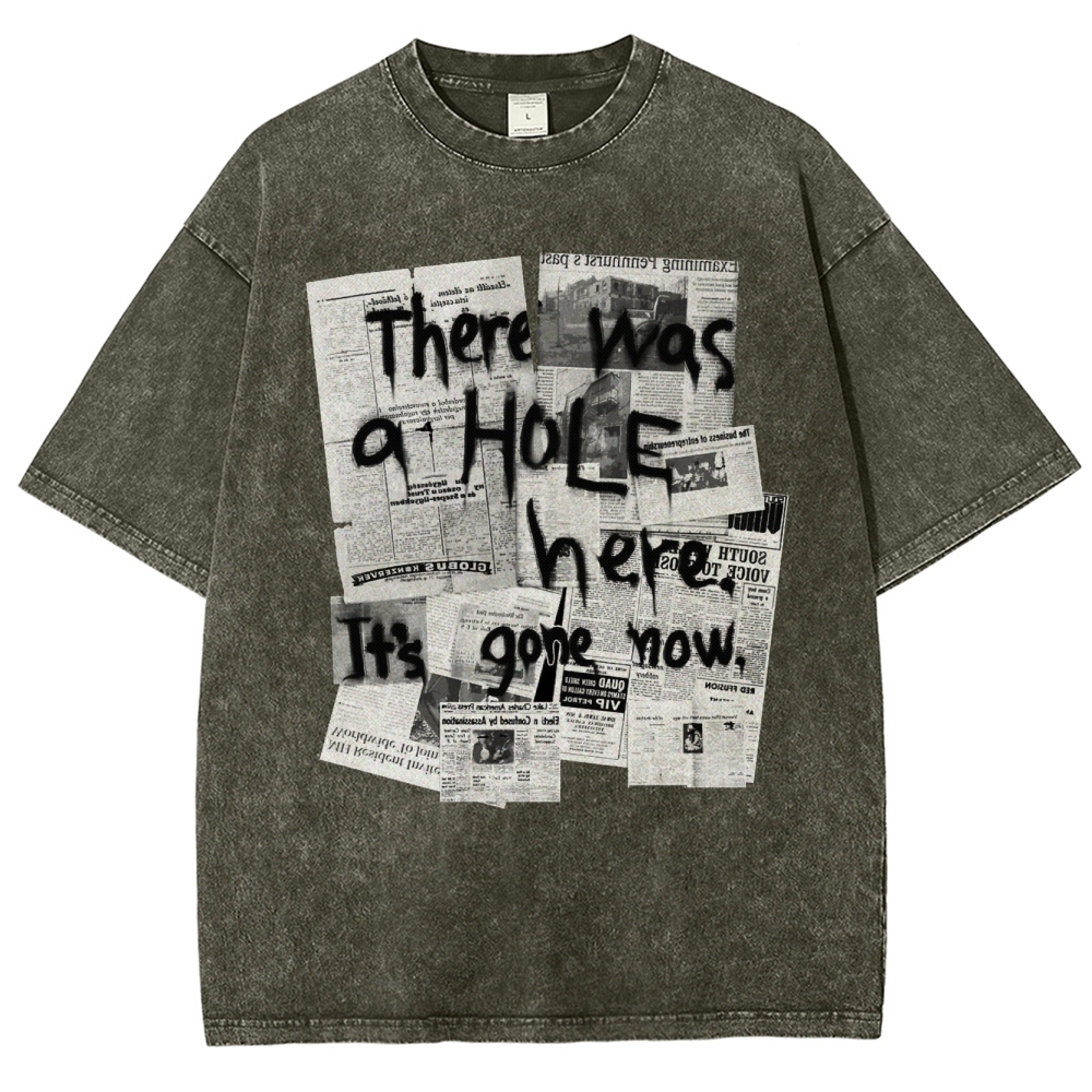 Void Whisper Collage Washed T-Shirt 