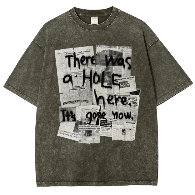 Void Whisper Collage Washed T-Shirt 