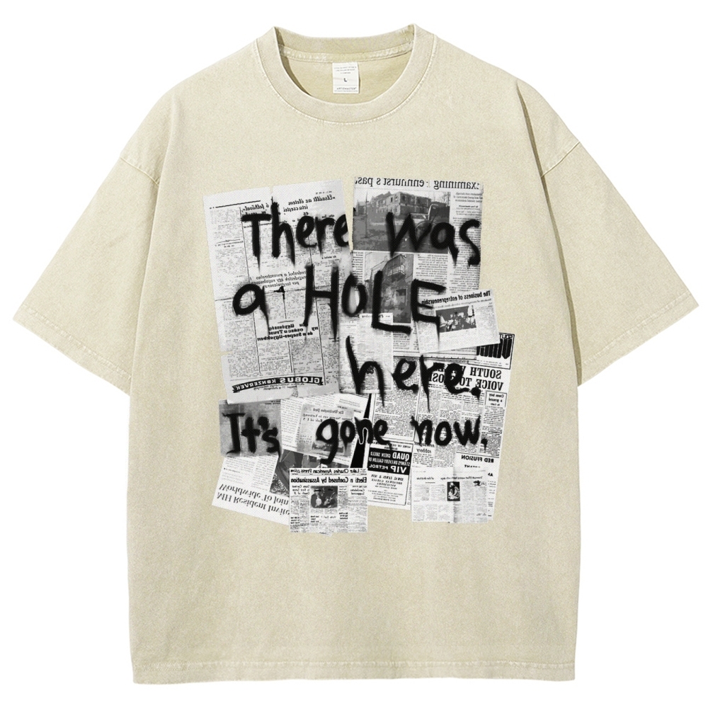 Void Whisper Collage Washed T-Shirt 