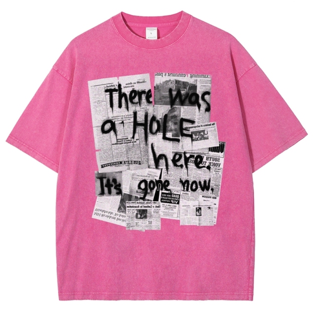 Void Whisper Collage Washed T-Shirt 