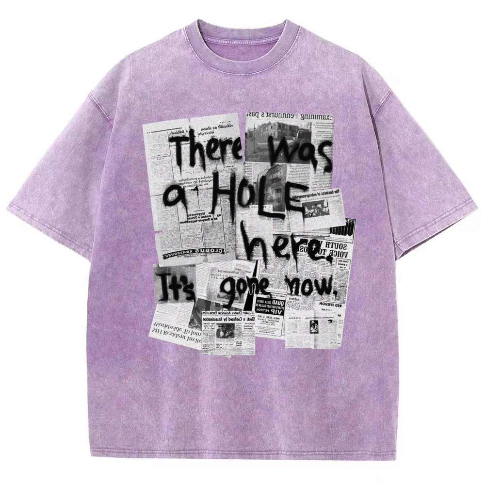 Void Whisper Collage Washed T-Shirt 