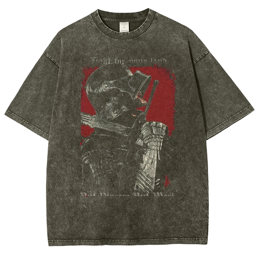 Medieval Warrior Washed T-Shirt 