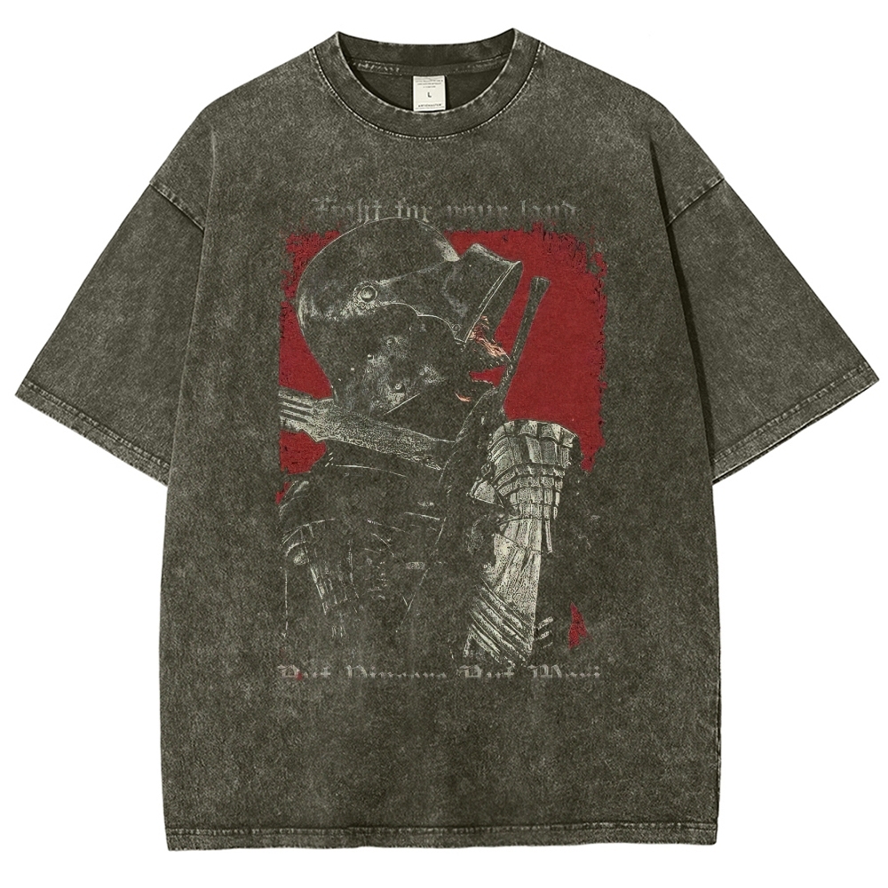 Medieval Warrior Washed T-Shirt 