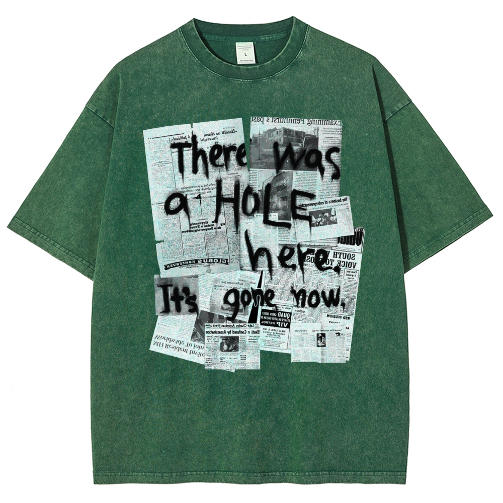 Void Whisper Collage Washed T-Shirt 