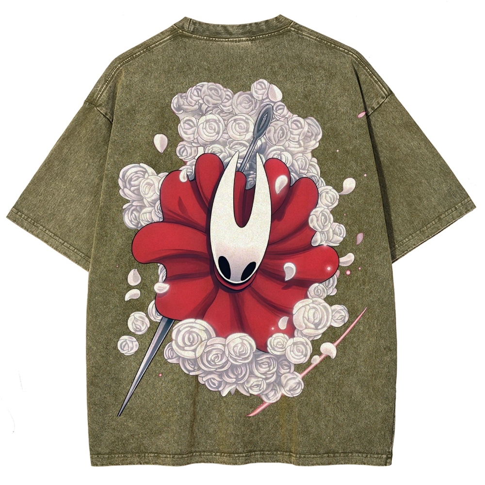 Hornet Floral Bloom Retro Washed T-Shirt