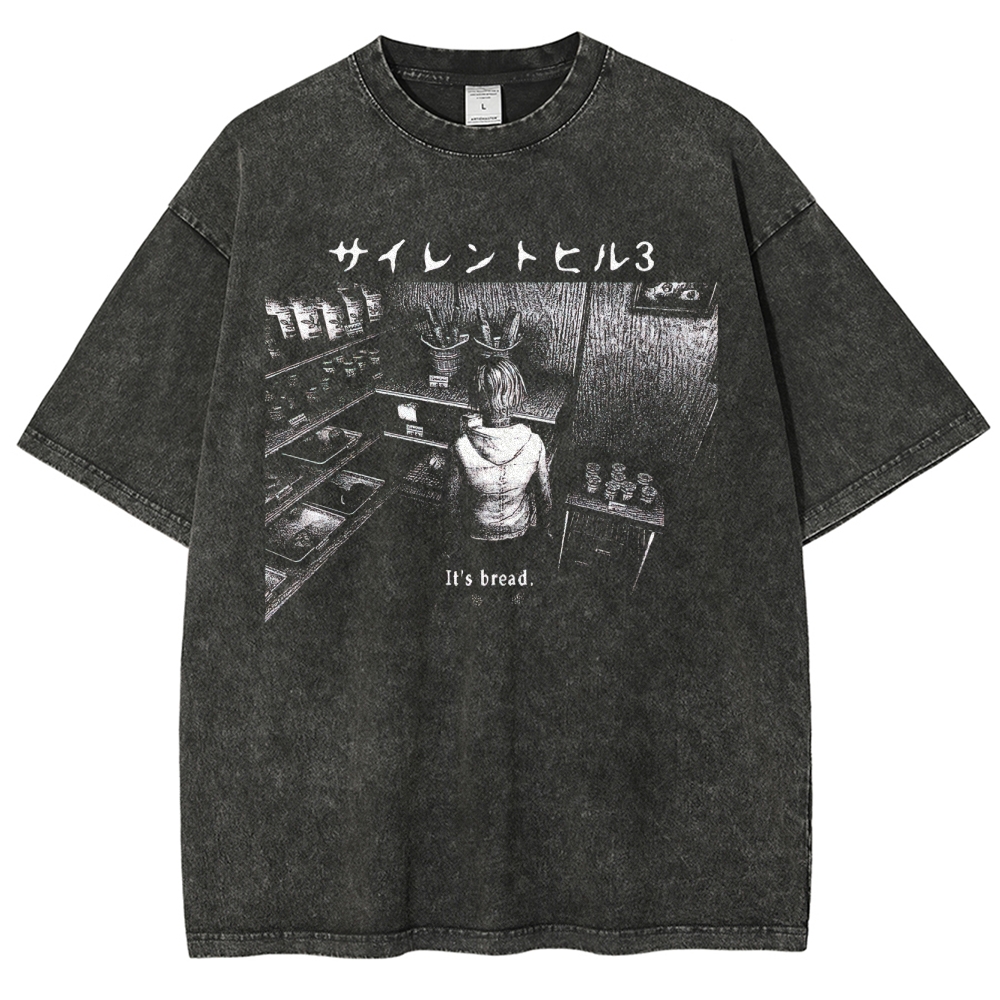 It's Bread Retro Diner Graphic Washed T-Shirt