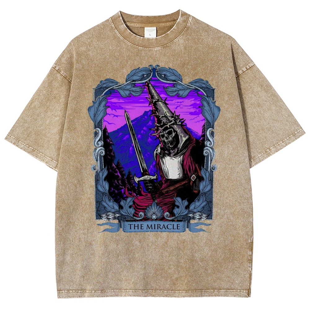 The Miracle Penitent One Tarot Graphic Washed T-Shirt
