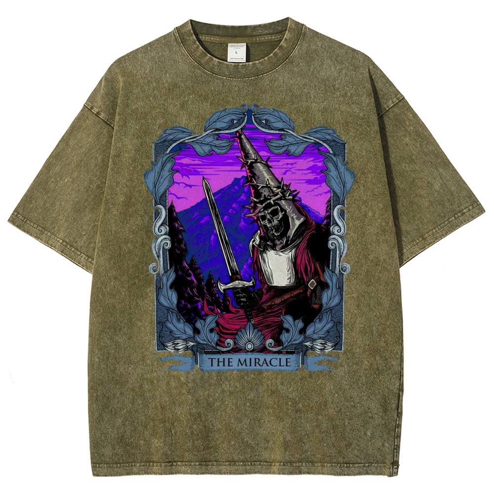 The Miracle Penitent One Tarot Graphic Washed T-Shirt