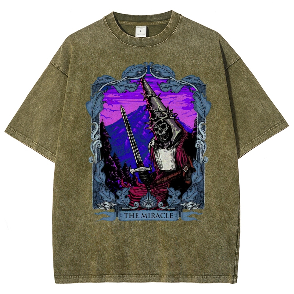 The Miracle Penitent One Tarot Graphic Washed T-Shirt