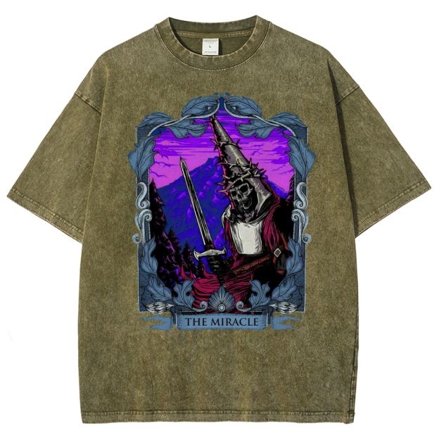 The Miracle Penitent One Tarot Graphic Washed T-Shirt
