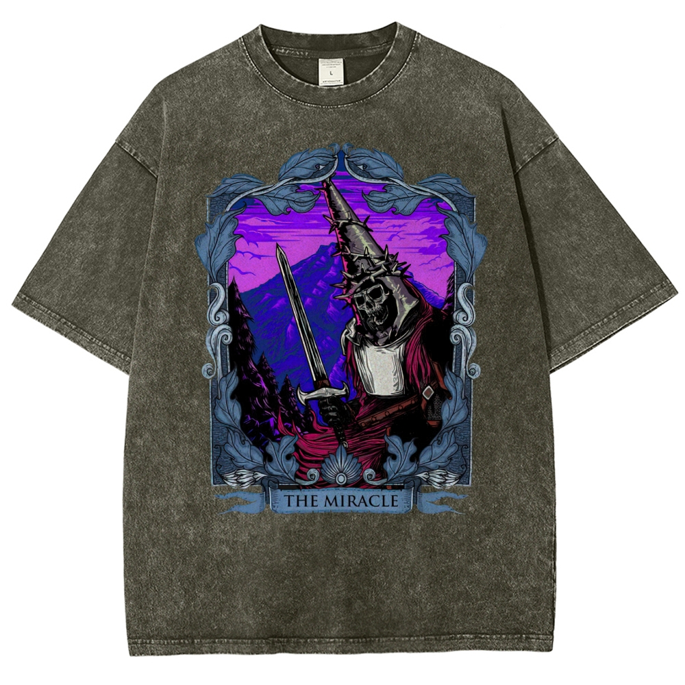 The Miracle Penitent One Tarot Graphic Washed T-Shirt