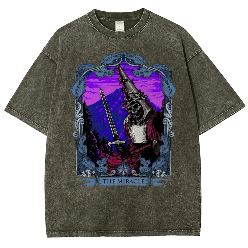 The Miracle Penitent One Tarot Graphic Washed T-Shirt