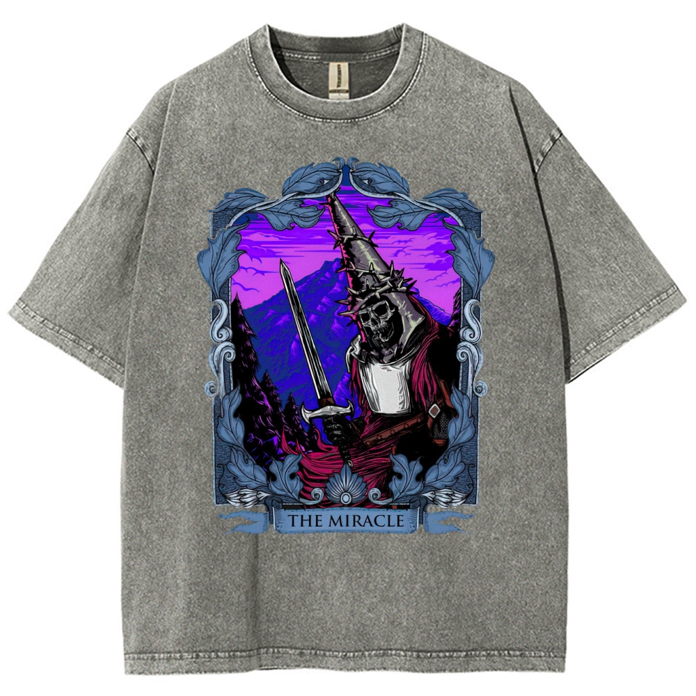 The Miracle Penitent One Tarot Graphic Washed T-Shirt