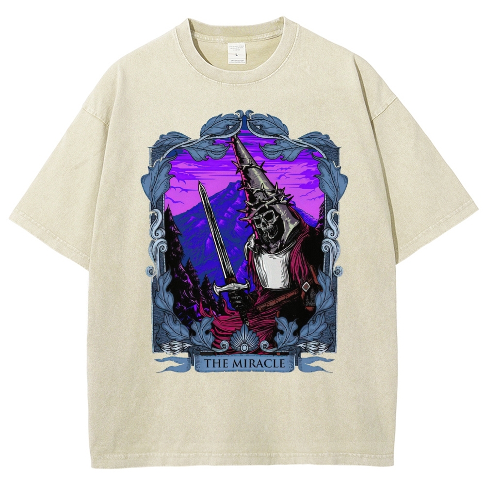 The Miracle Penitent One Tarot Graphic Washed T-Shirt