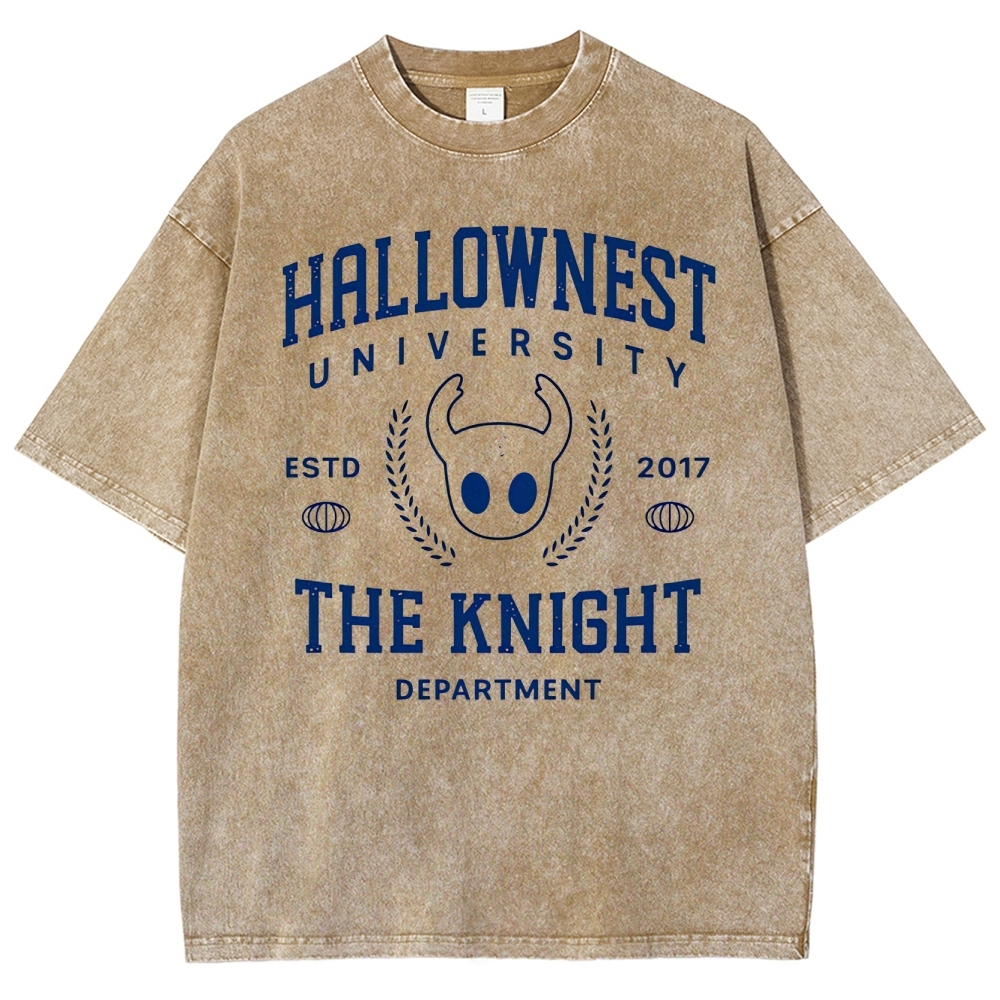 Hallownest University Knight Dept. Retro Washed T-Shirt