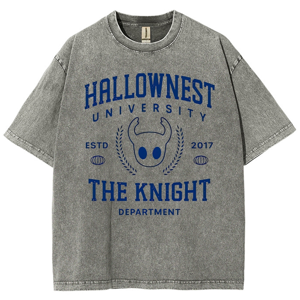Hallownest University Knight Dept. Retro Washed T-Shirt