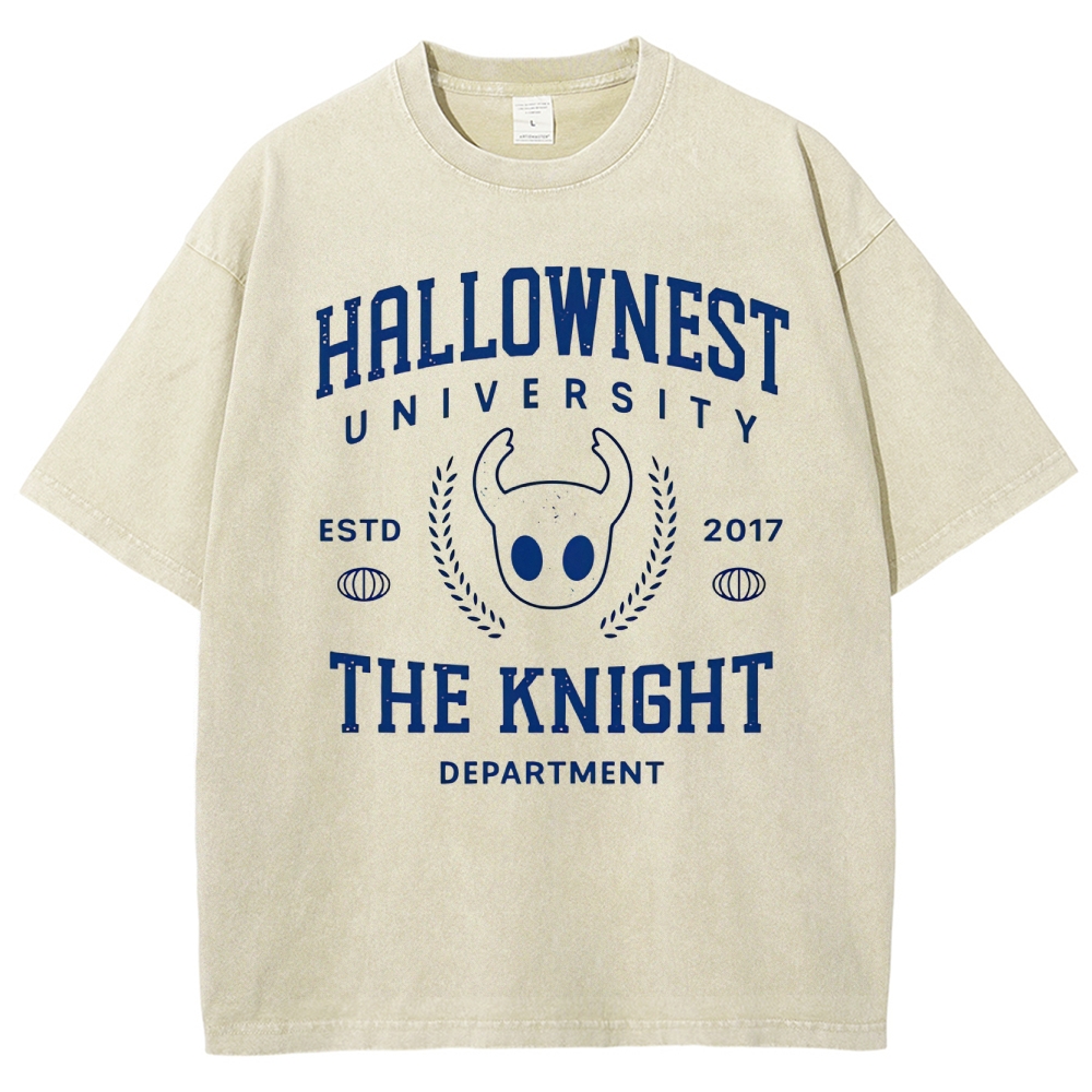 Hallownest University Knight Dept. Retro Washed T-Shirt