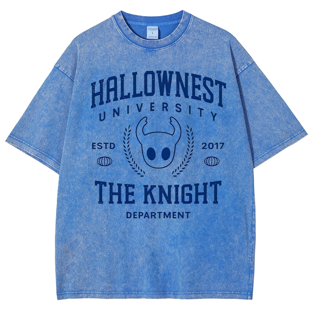 Hallownest University Knight Dept. Retro Washed T-Shirt
