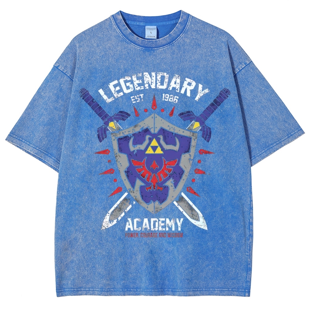 Legendary Academy Power Courage Wisdom Washed T-Shirt