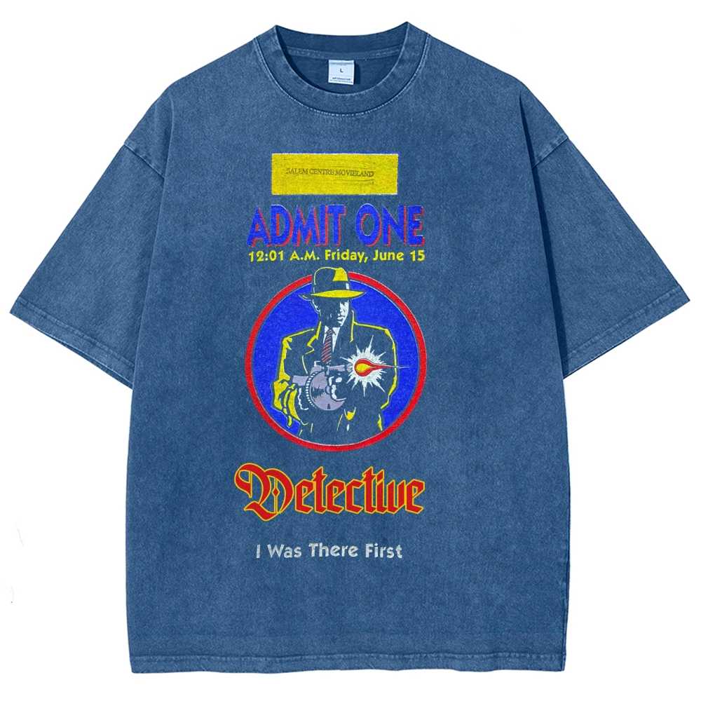 Retro Detective Premiere Washed T-Shirt 