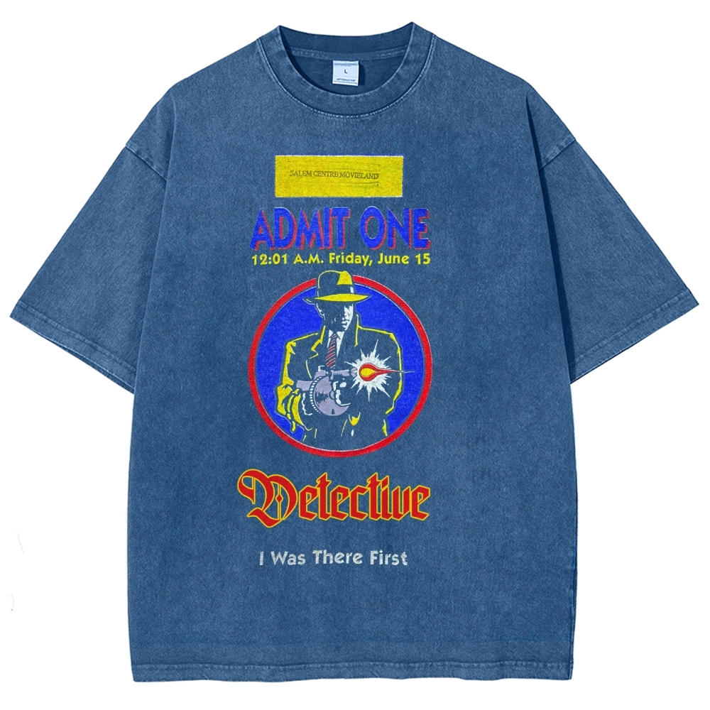 Retro Detective Premiere Washed T-Shirt 