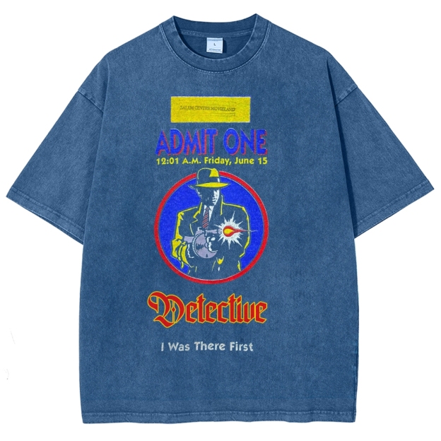 Retro Detective Premiere Washed T-Shirt 