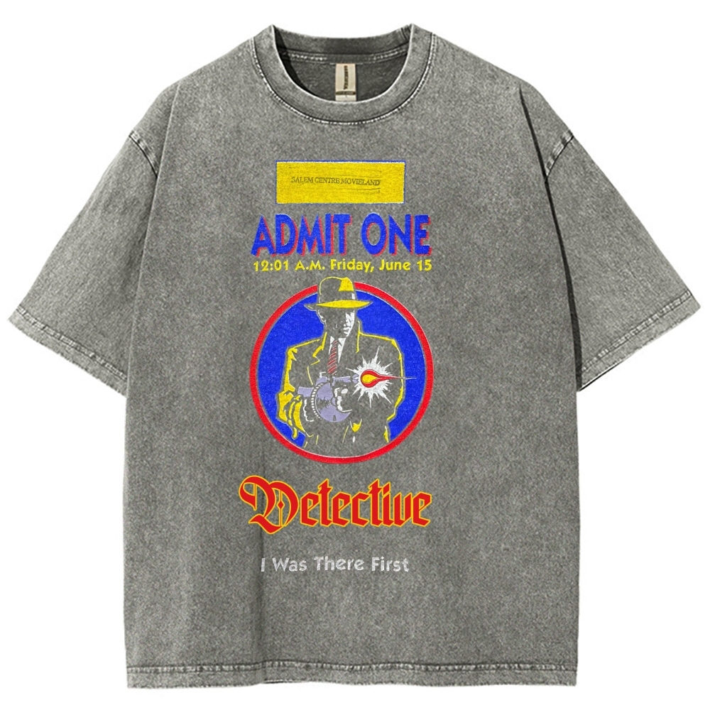 Retro Detective Premiere Washed T-Shirt 