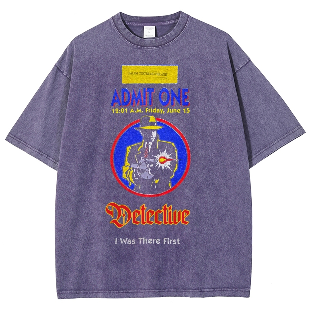 Retro Detective Premiere Washed T-Shirt 