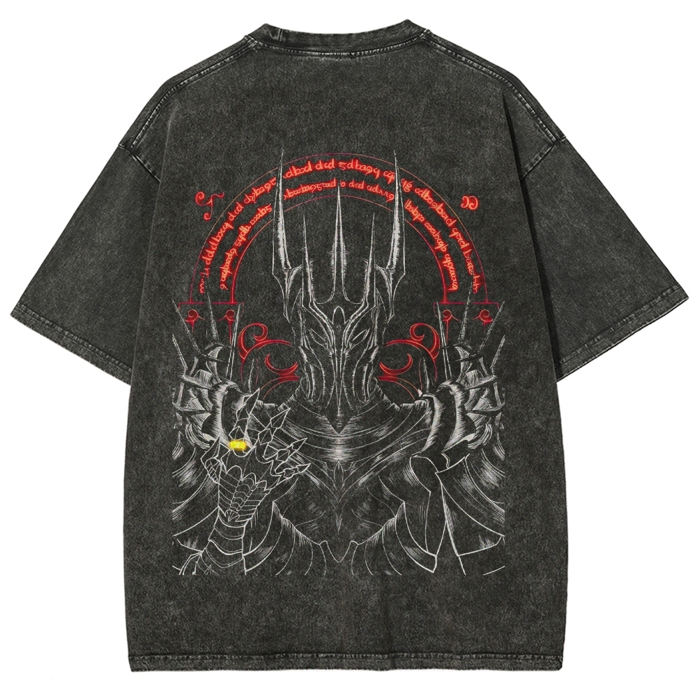 Dark Fantasy Overlord Washed T-Shirt