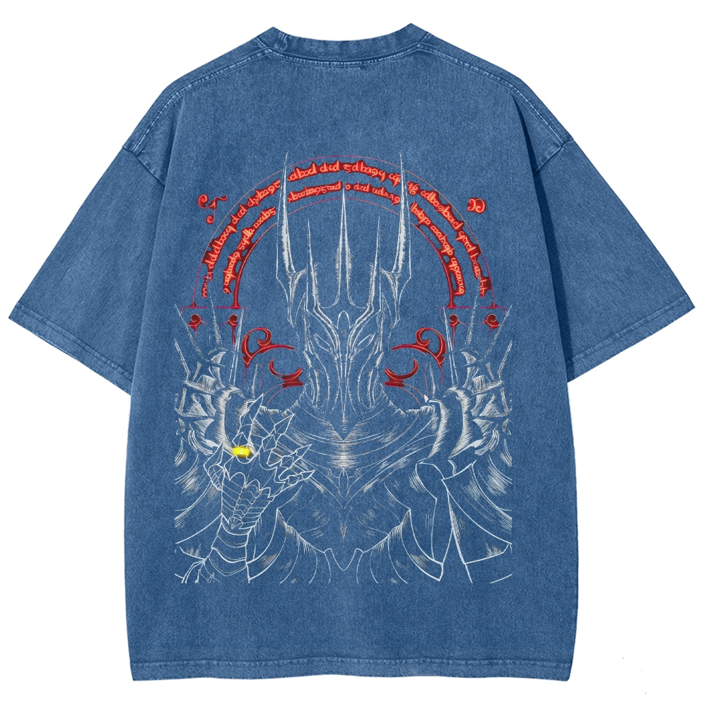 Dark Fantasy Overlord  Washed T-Shirt 