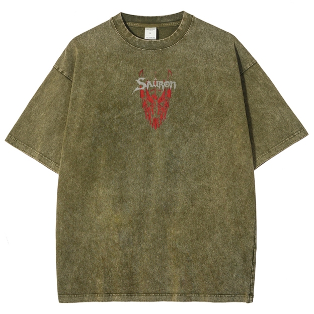 Dark Fantasy Overlord  Washed T-Shirt 
