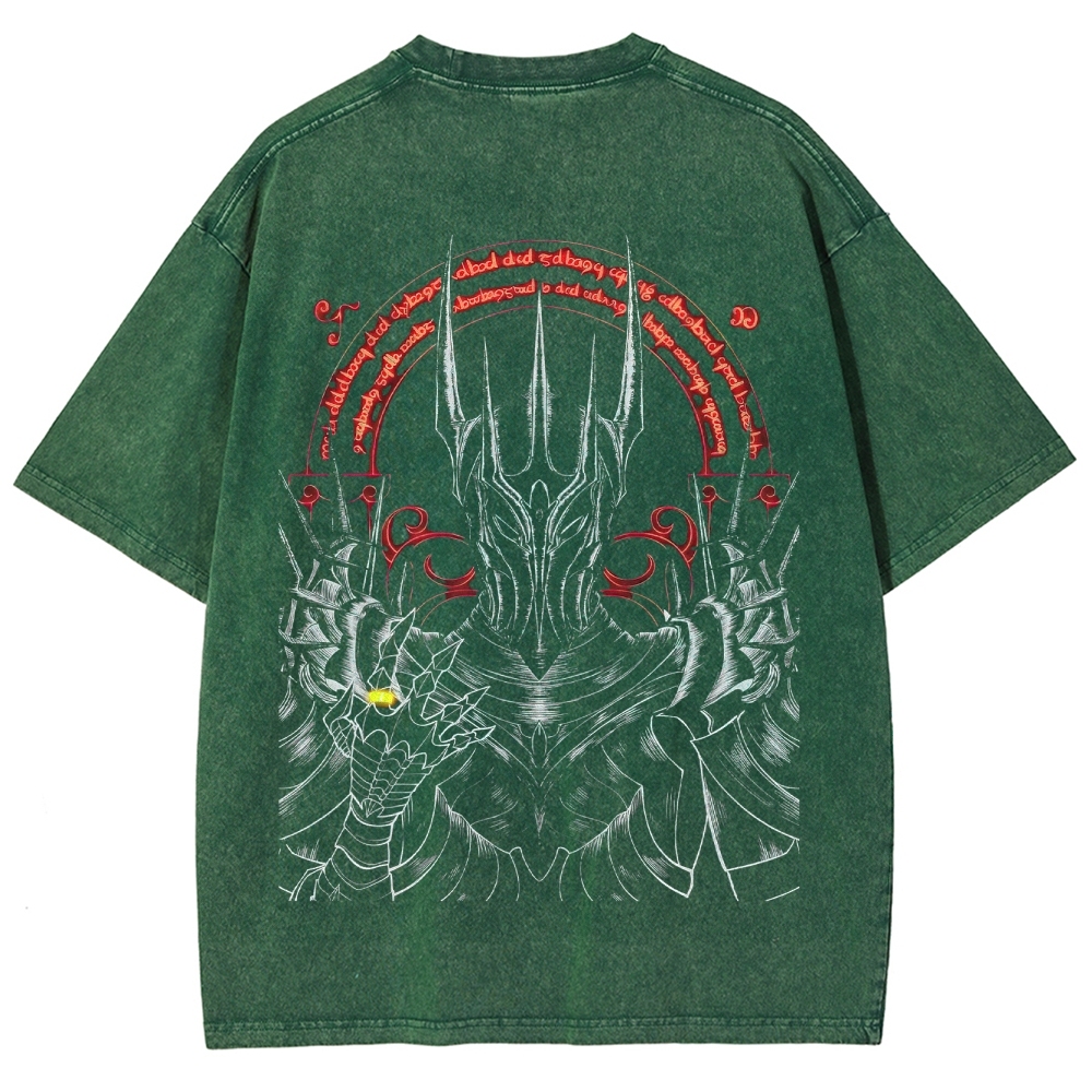 Dark Fantasy Overlord  Washed T-Shirt 