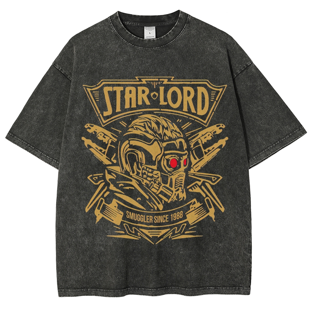 Star-Lord Smuggler Since 1988 Retro Washed T-Shirt