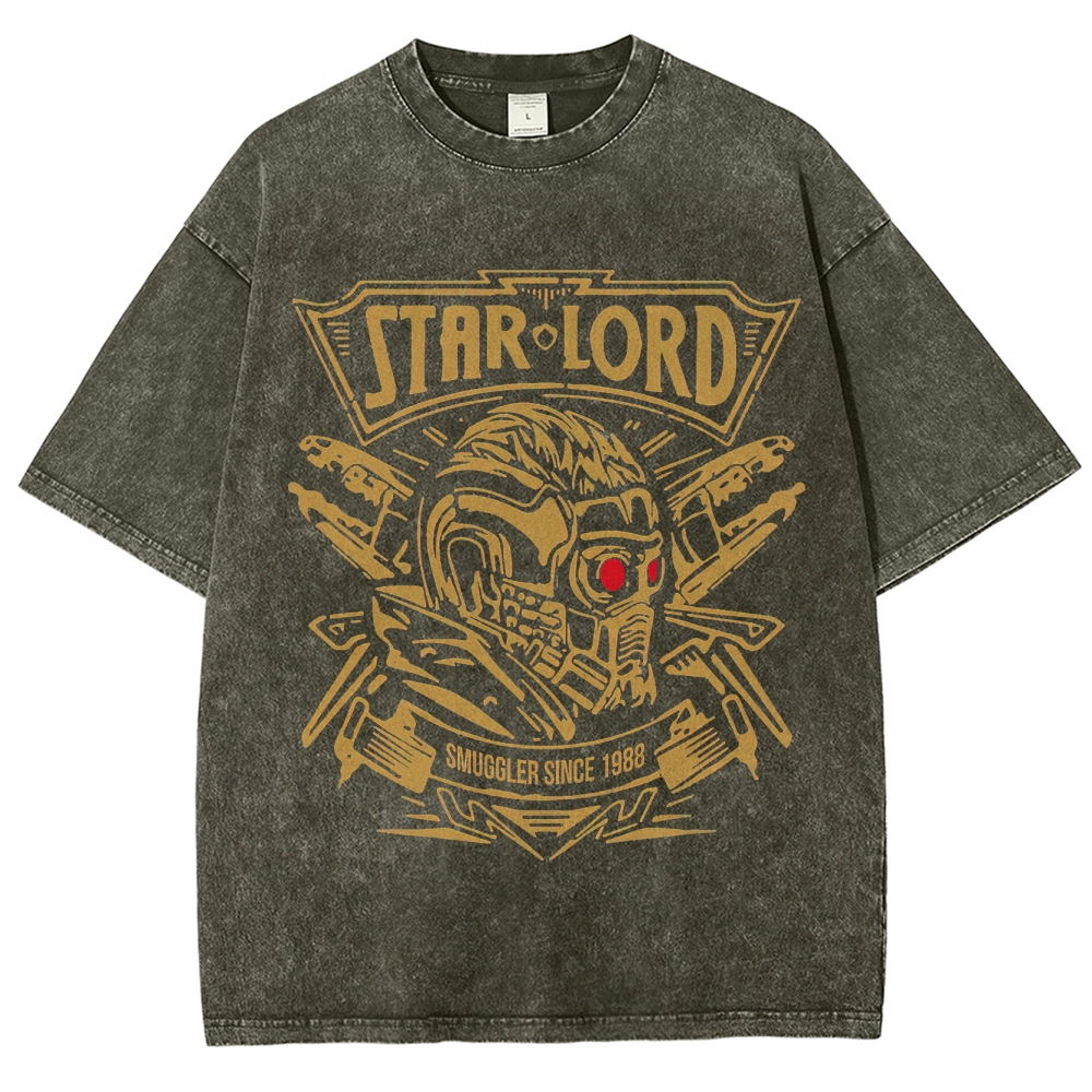 Star-Lord Smuggler Since 1988 Retro Washed T-Shirt