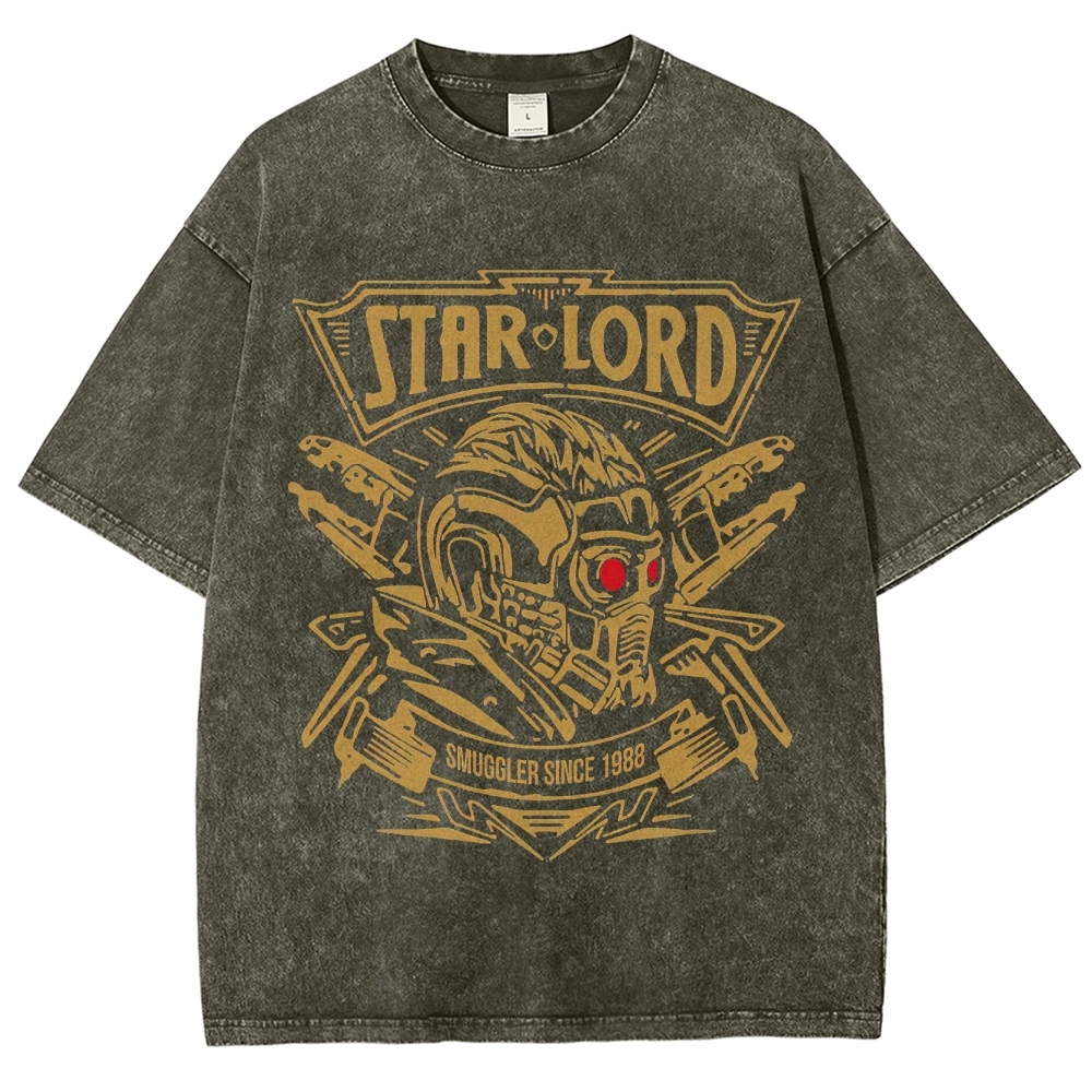 Star-Lord Smuggler Since 1988 Retro Washed T-Shirt