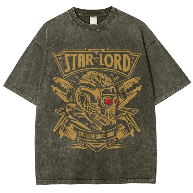 Star-Lord Smuggler Since 1988 Retro Washed T-Shirt