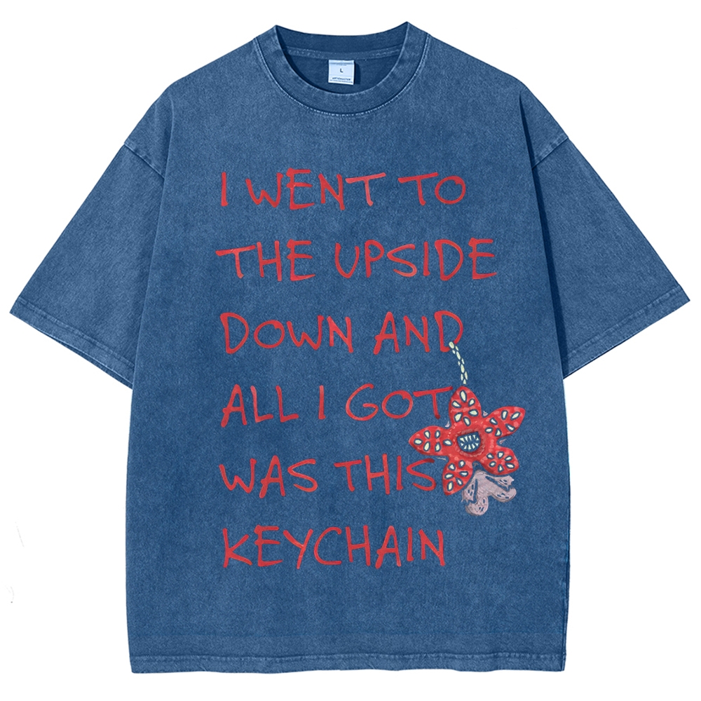 I Went to the Upside Down Souvenir Washed T-Shirt