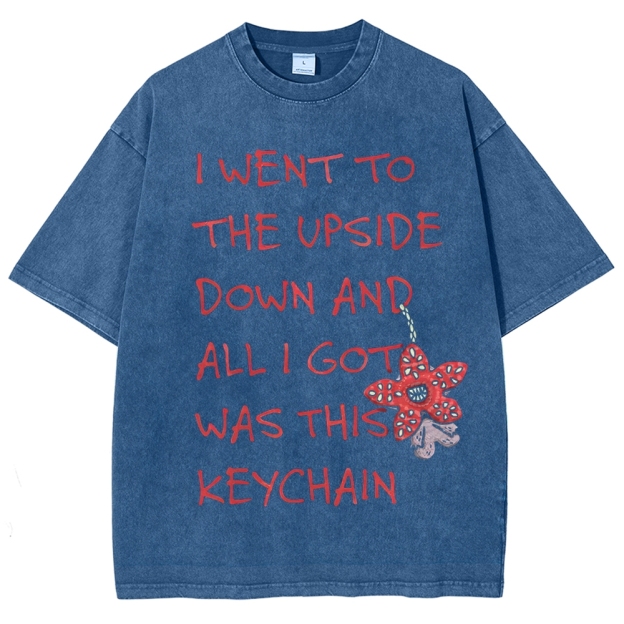 I Went to the Upside Down Souvenir Washed T-Shirt