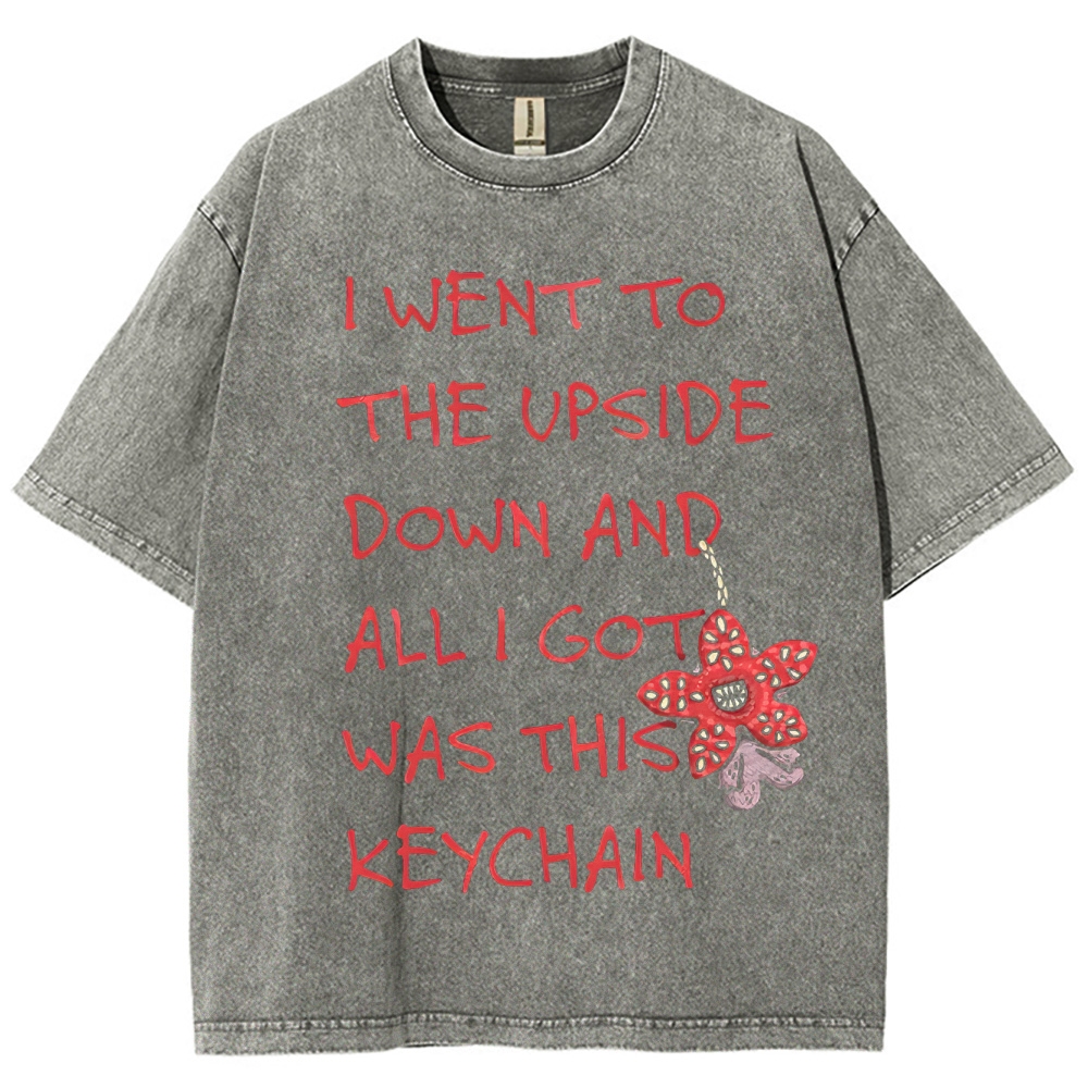 I Went to the Upside Down Souvenir Washed T-Shirt